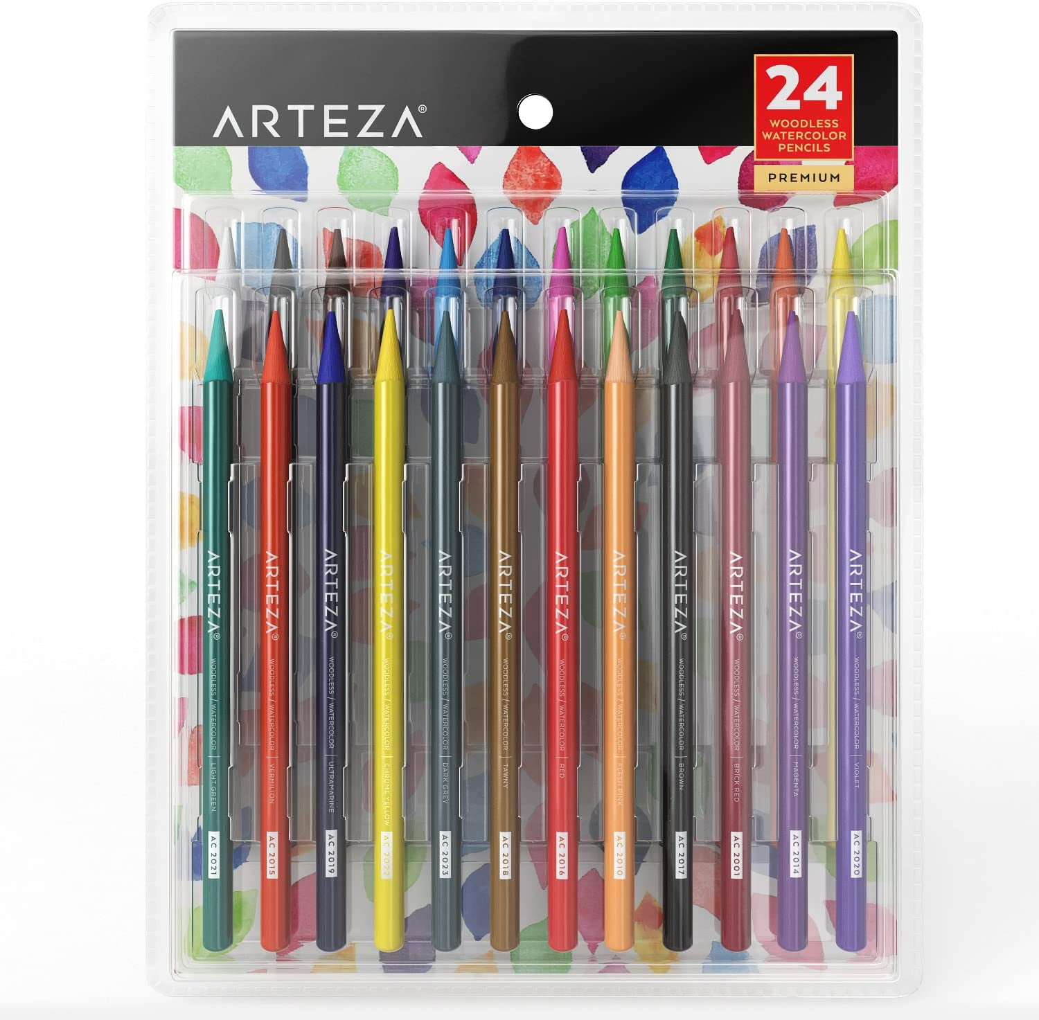 Caran d'Ache Supracolor Soft Aquarelle Pencil Set - Assorted Colors, Set of  12