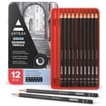 thumbnail image 1 of Arteza Professional Graphite Drawing Pencils Set, Set of 12, 1 of 8