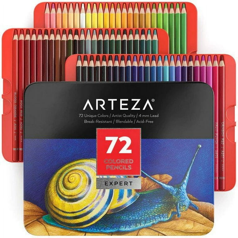 colored pencils set with canvas holder 36-count, Five Below