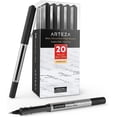 thumbnail image 1 of Arteza Rollerball Pens, Black, 20 Count, 0.5mm Extra Fine Point, 1 of 7