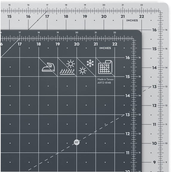 Arteza Self Healing Rotary Cutting Mat, 18" x 24", Measure and Cut Paper, Vinyl, Fabrics, Photos & Plastics
