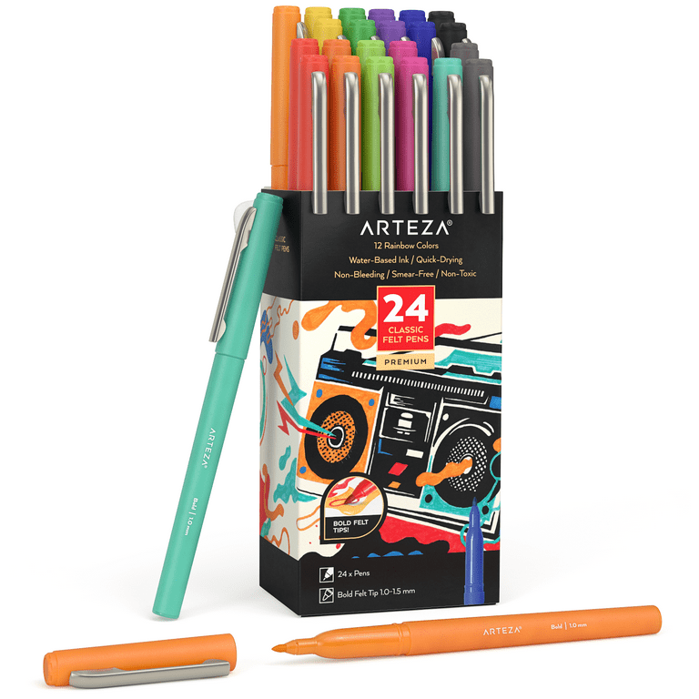 Arteza Professional Watercolor Pencils, Assorted Colors, Coloring Set for  Adult Artists, Non-Toxic - 120 Pack - Walmart.com