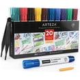 thumbnail image 1 of Arteza Glassboard Markers, Fine Tip, Assorted Colors, 20 Count, 1 of 5