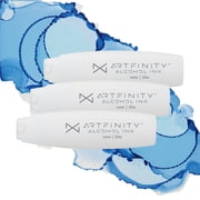 Artfinity Alcohol Inks 3 Pack - Vibrant, Professional, Dye-Based Alcohol Inks for Artfinity Alcohol Markers, Artists, Drawing, More! - Denim B6-4