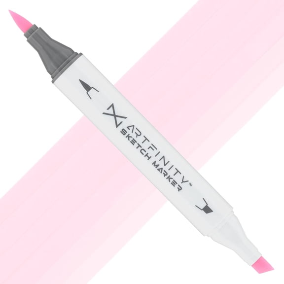 Artfinity Sketch Markers - Pale Pink RV2-0, Vibrant, Professional, Dye-Based Alcohol Markers for Artists, Drawing, Travel, & More