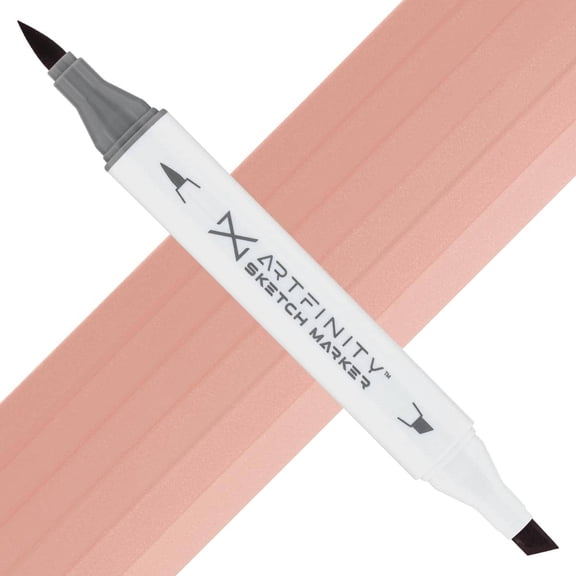 Artfinity Sketch Markers - Putty R8-4, Vibrant, Professional, Dye-Based Alcohol Markers for Artists, Drawing, Travel, & More