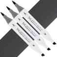 thumbnail image 1 of Artfinity Sketch Marker Sets - Set of 3 - Neutral Gray 7 NG7, Vibrant, Professional, Dye-Based Alcohol Markers for Artists, Drawing, Travel, & More, 1 of 7