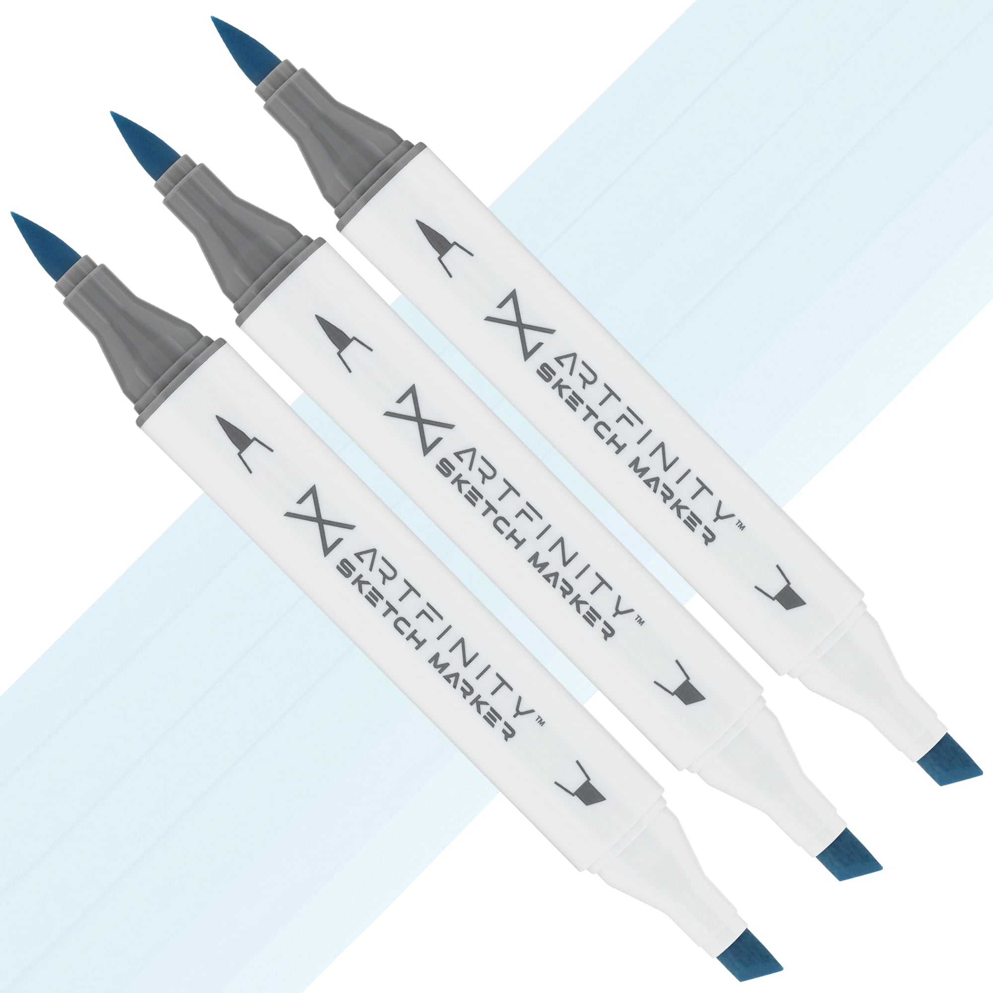 Marker Powder Artfinity Sketch Marker Sets - Set of 3 - Powder Blue B8-1, Vibrant ...