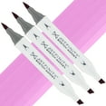 thumbnail image 1 of Artfinity Sketch Marker Sets - Set of 3 - Rhodamine V1-4, Vibrant, Professional, Dye-Based Alcohol Markers for Artists, Drawing, Travel, & More, 1 of 7