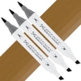 thumbnail image 1 of Artfinity Sketch Marker Sets - Set of 3 - Sepia Y8-6, Vibrant, Professional, Dye-Based Alcohol Markers for Artists, Drawing, Travel, & More, 1 of 7