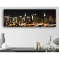 thumbnail image 1 of Artful Printers C-12362027 New York at Night Photography Canvas Art, 12 x 36 in., 1 of 5