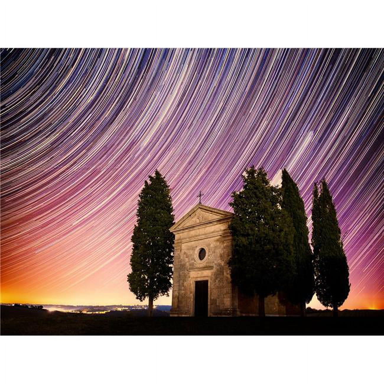 Star Laps Church Framed Canvas Print, 16 x 20 in.