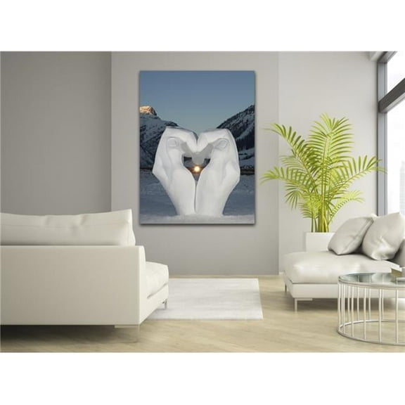 Artful Printers C-24361992 Ice Love Abstract Canvas Art, 24 x 36 in.