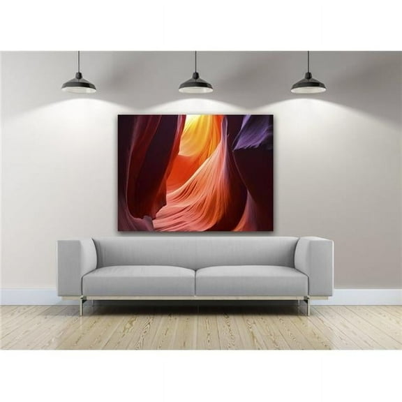 Artful Printers C-24362057 Radiant Cave Photography Canvas Art, 24 x 36 in.