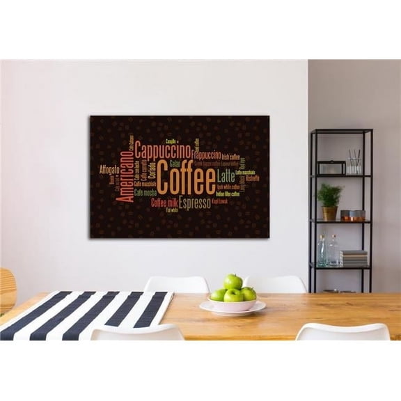 Artful Printers C-30402009 Morning Coffee Modern Canvas Art, 30 x 40 in.