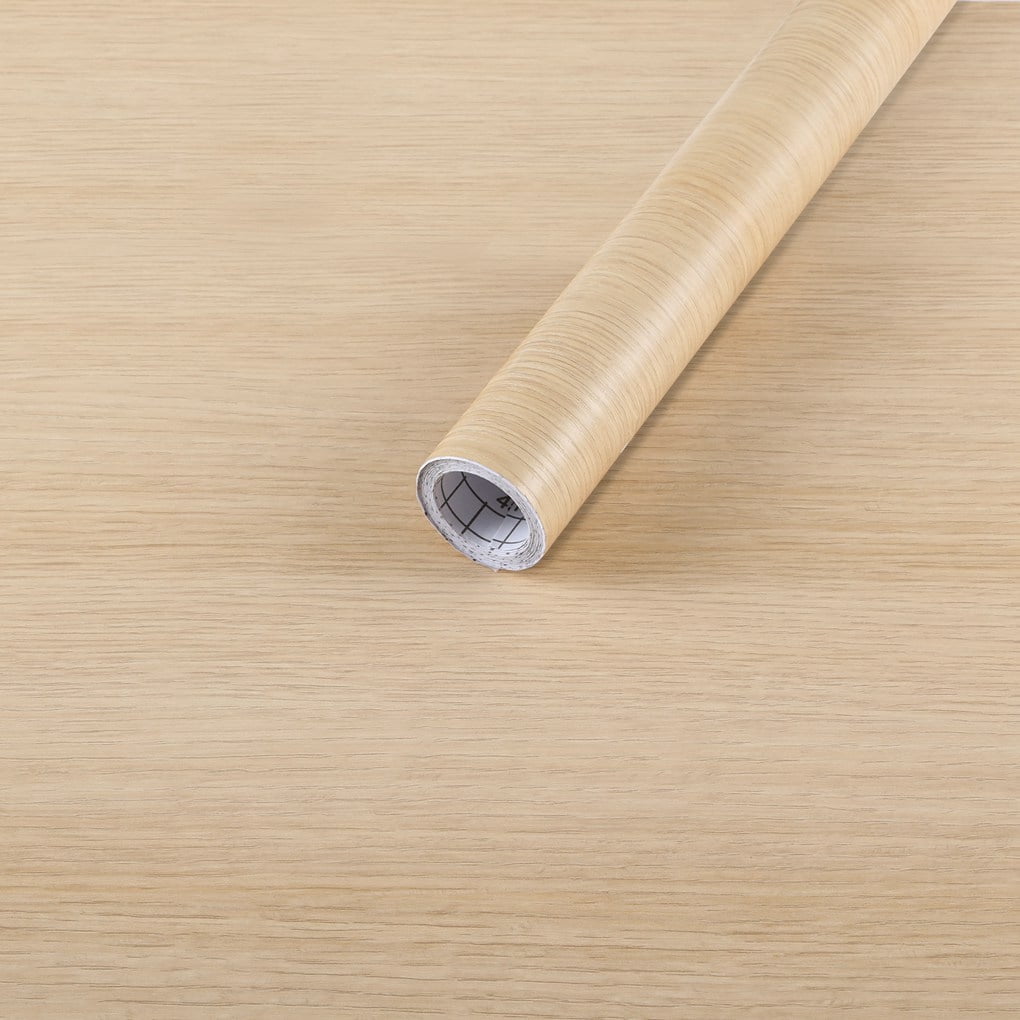 Arthome 17" x240"Peel and Stick Oak Wood Contact Paper Self-Adhesive Wall Paper,Decorative Vinyl Film for Countertop, Cabinets, Shelf, Drawer Liner,Easy to Clean Removable Wall Covering