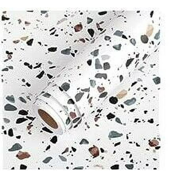 Arthome Granite Contact Paper and Peel and Stick Wallpaper for Countertops 15.7inch x 118inch Waterproof Self Adhesive Marble Wall Paper Roll for Decorative Kitchen Countertops Removable