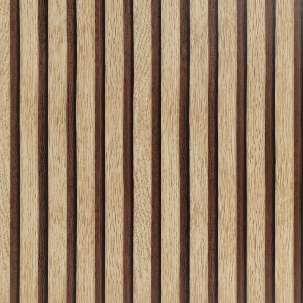 Arthome Wood Grating Wallpaper 17''x240'' Self-Adhesive Removable Peel and Stick Wallpaper Vinyl Decorative Wood Stripe Grain Paper Film Vintage Wall Covering for Furniture Easy to Clean