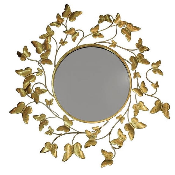 Arthouse 5219 Butterfly Mirror, Gold