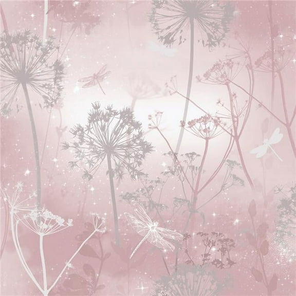 Arthouse 692305 Damselfly Wallpaper, Blush