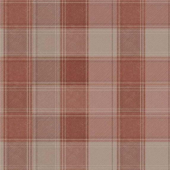 Arthouse 904102 Urban Check Non-Woven Wallpaper, Rust