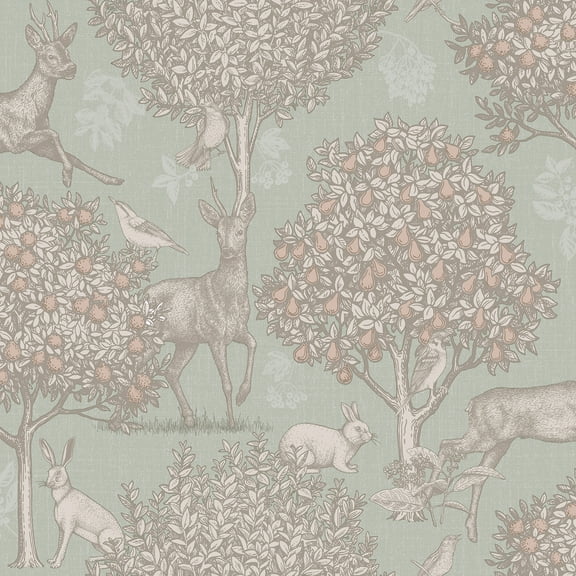 Arthouse Edson Green Woodlands Wallpaper