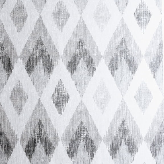 Arthouse Fitzgerald Grey Ikat Diamond Wallpaper