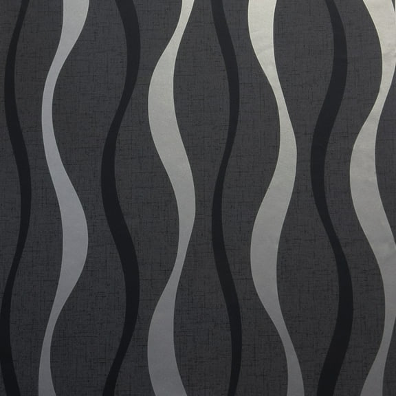 Arthouse Tazz Black Ribbons Wallpaper