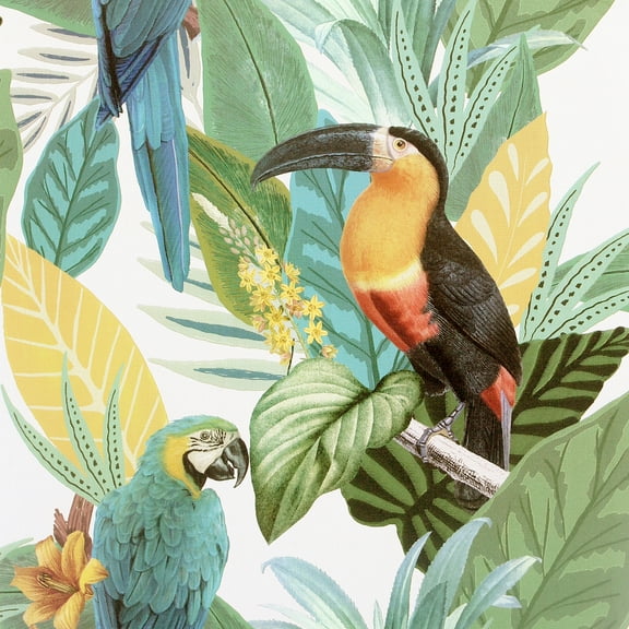 Arthouse Trudie Multicolor Toucan Macaw Wallpaper