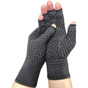Arthritis Compression Gloves for Men Women for Arthritis Hands Arthritis Pain Relief Gloves Compression Medical Therapy Gloves, Fingerless Compression Arthritis Gloves for Men Women Arthritis