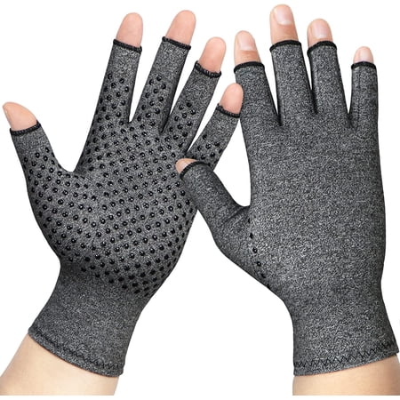 Arthritis Compression Gloves for Women and Men-Arthritis Gloves for Women for Pain,Hand Swelling, Rheumatoid, Tendonitis, and Computer Typing (1 Pair) (M)