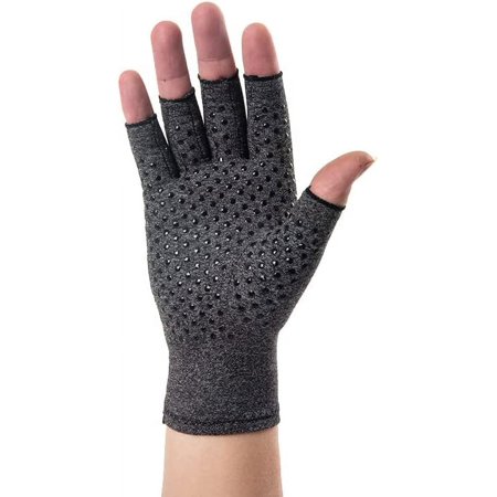 Arthritis Gloves - Men, Women Rheumatoid Compression Hand Glove for Osteoarthritis- Arthritic Joint Pain Relief - Carpal Tunnel Wrist Support - Open Finger, Fingerless Thumb for Computer Typing,X