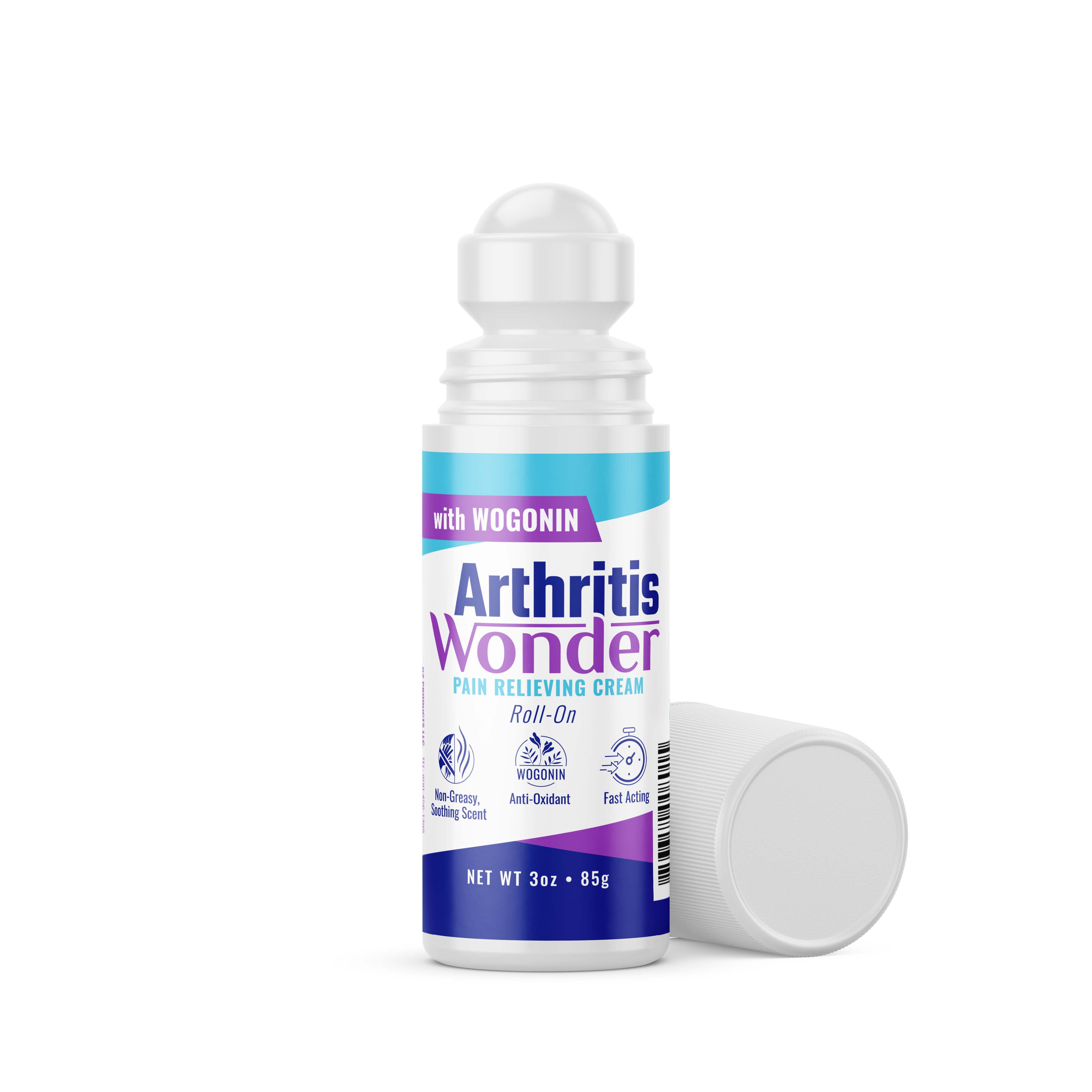 Arthritis Wonder Pain Relief Cream, 3 oz Rollon Arthritis Pain Relief