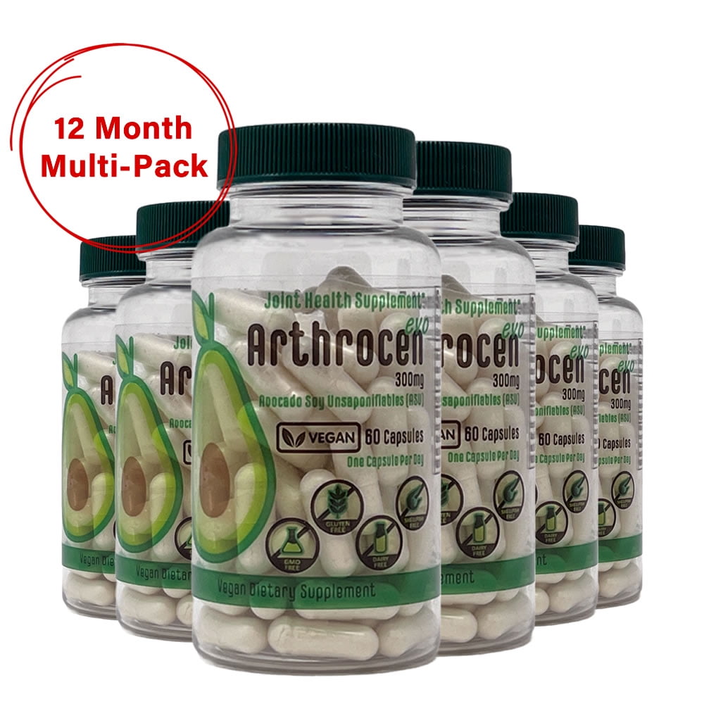 Arthrocen EVO VEGAN Joint Health Supplement, 300Mg Avocado Soy
