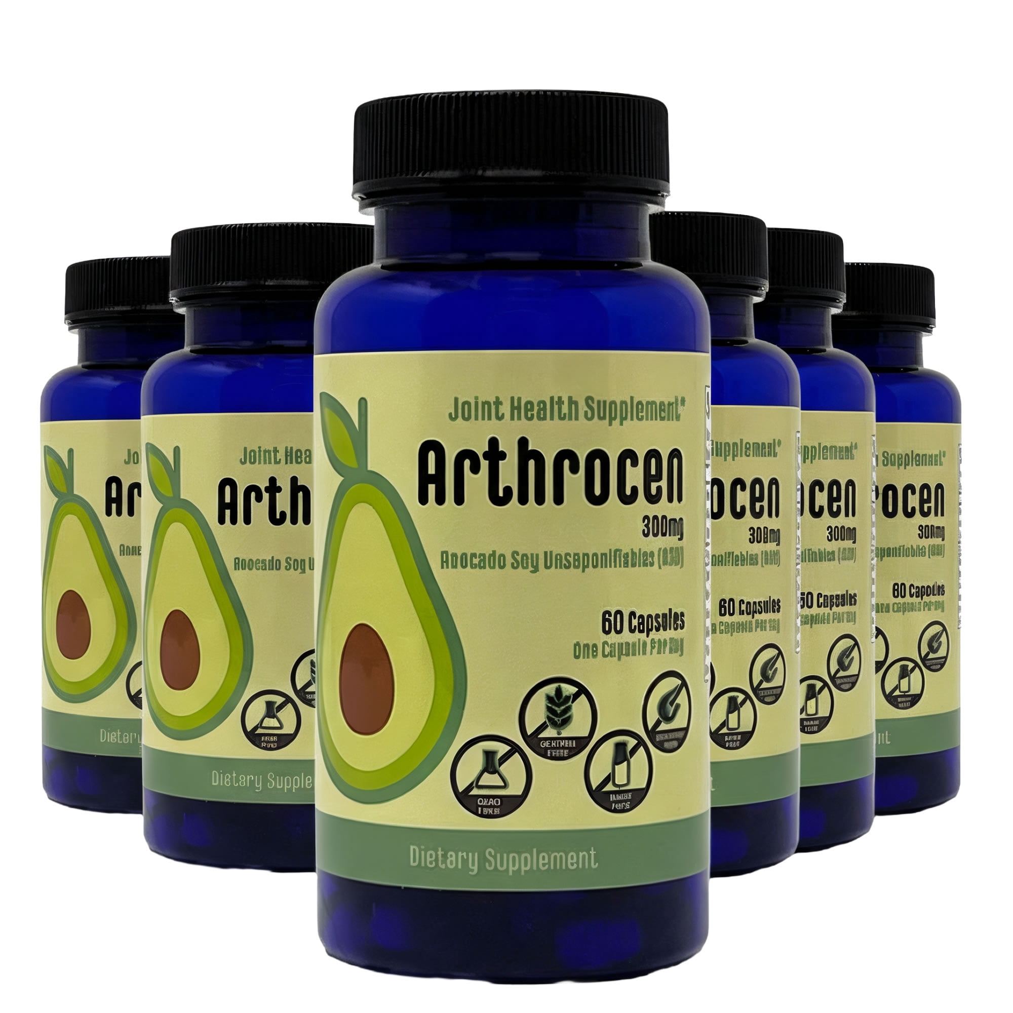 Arthrocen Joint Health Supplement with 300 mg ASU (Avocado Soy Unsaponifiables) – Supports Joint Mobility & Cartilage – Plant-Based Daily Joint Support – Non-GMO, Gluten & Dairy Free – 360-Day Supply