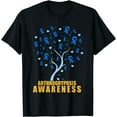 thumbnail image 1 of Arthrogryposis Awareness Tool Flag Warrior Survivor T-Shirt, 1 of 4