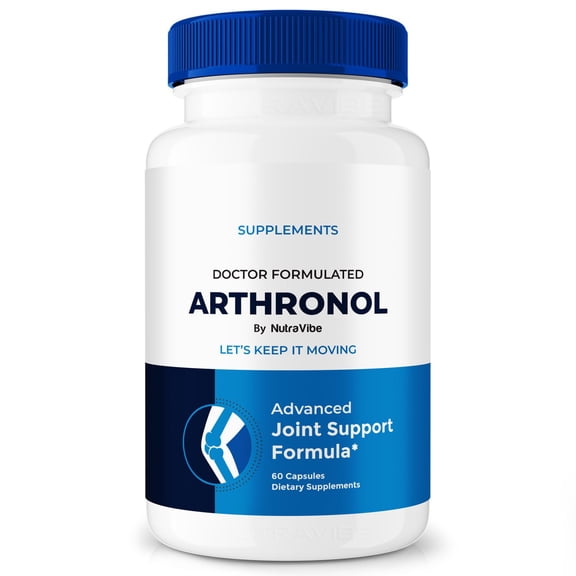 Arthronol Pills, Arthronol Advanced Joint Support Supplement, All Natural Formula for Better Body Movement, Max Strength Capsules for Flexibility and Mobility, Arthronol (60 Capsules)