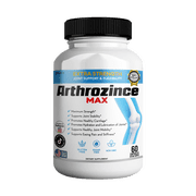Arthrozince Max Extra Strength Joint Support Capsules   Glucosamine & MSM, 60ct