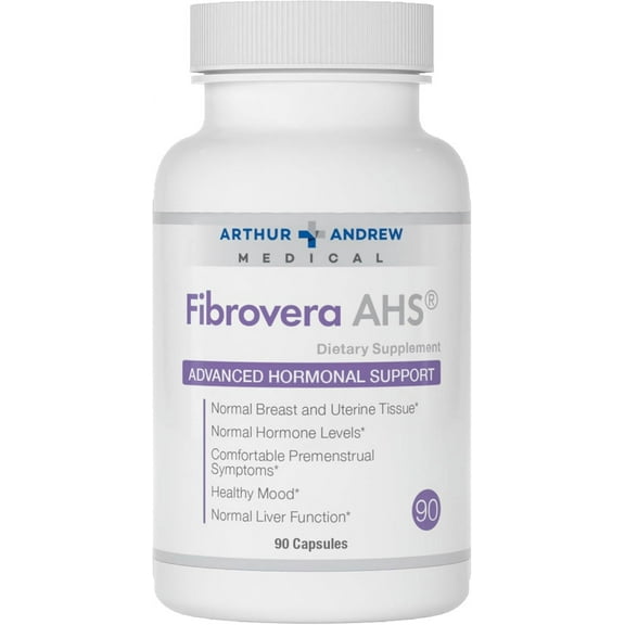 Arthur Andrew Medical, Fibrovera, Women's Enzyme and Botanical Blend for Hormone Balance, 90 Capsules