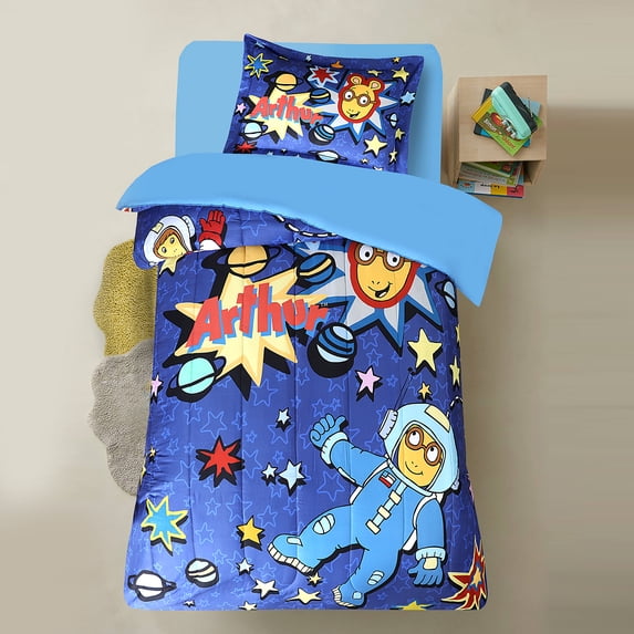 Arthur Arthur In Space Comforter Set 2 Piece Comforter Set All Season Soft Down Alternative Comforter Pillow Sham Luxurious Microfiber Bedding Twin Size