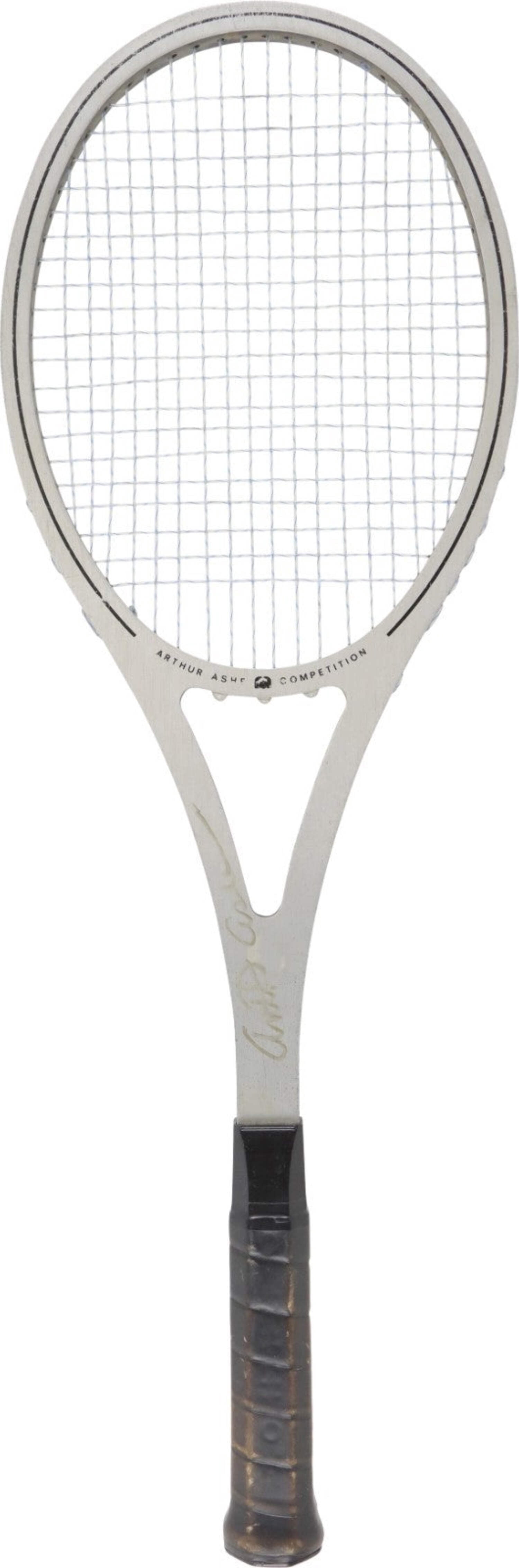 Arthur Ashe Racket Arthur Ashe Twice-Signed Personal Game Used Tennis Racket PSA DNA COA ...