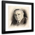thumbnail image 1 of Arthur Boughey 20x21 Black Modern Framed Museum Art Print Titled - Ernest Bevin (Between 1939 and 1946), 1 of 5