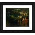 thumbnail image 1 of Arthur Bowen Davies 14x12 Black Ornate Wood Framed Double Matted Museum Art Print Titled: The Voyage, 1 of 5