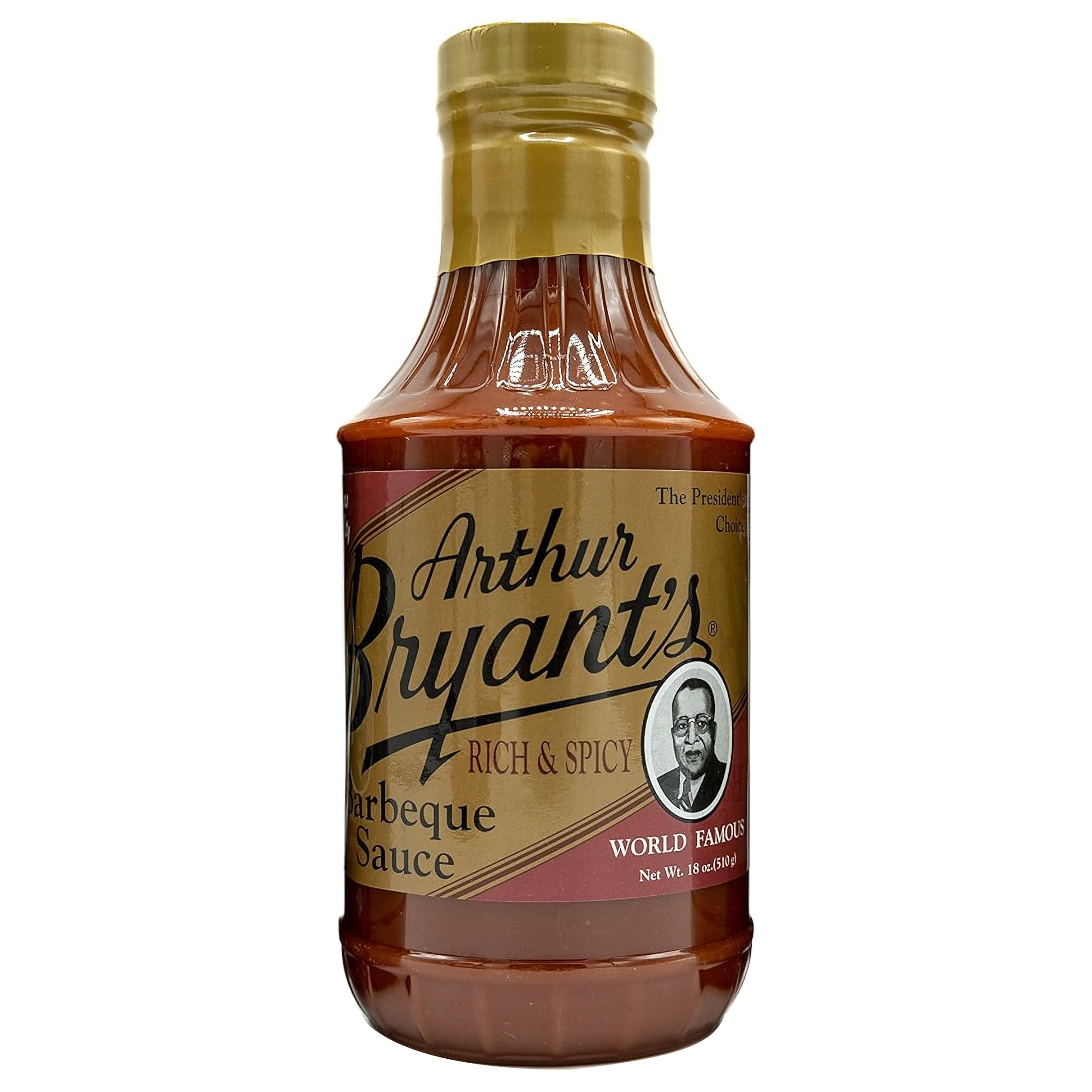 Arthur Bryant's Rich & Spicy Barbeque Sauce with No Dairy Allergens, 18 oz Bottle