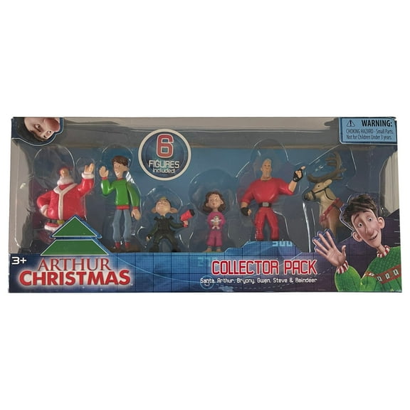 Arthur Christmas Collector Pack Mini Figure 6-Pack