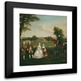 thumbnail image 1 of Arthur Devis 12x13 Black Modern Framed Museum Art Print Titled - Thomas Lister and Family at Gisburne Park (1740), 1 of 5