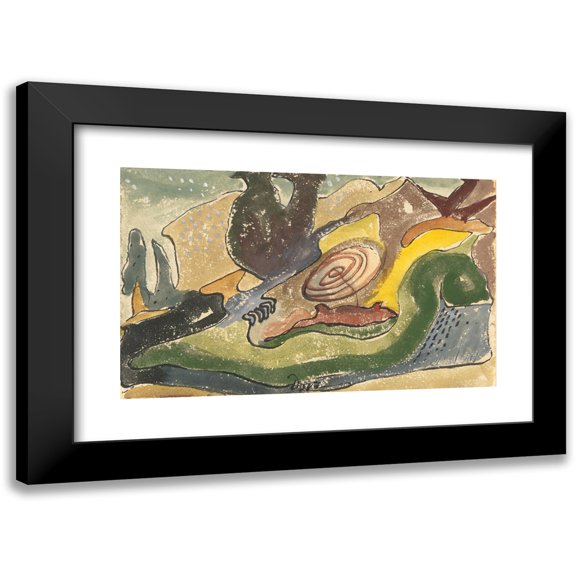 Arthur Dove 18x13 Black Modern Framed Museum Art Print Titled - Beach (1940)