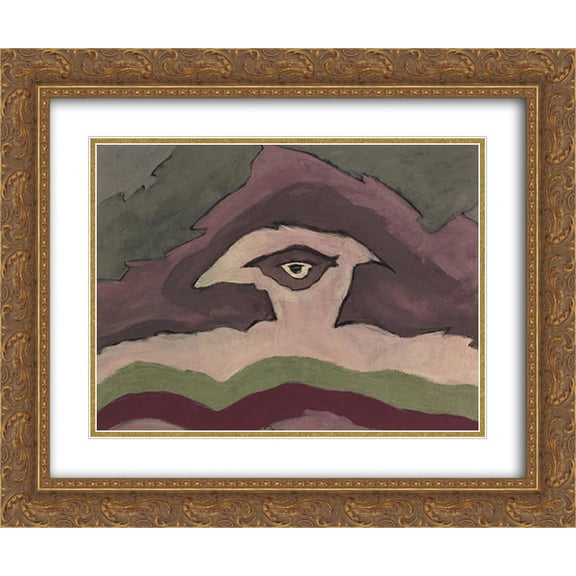 Arthur Dove 2x Matted 24x20 Gold Ornate Framed Art Print 'Storm Clouds'