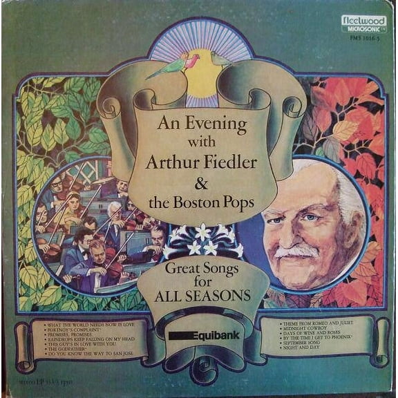 Arthur Fiedler And The Boston Pops An Evening With Arthur Fielder And The Boston Pops (Vinyl)