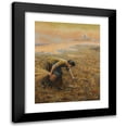 thumbnail image 1 of Arthur Foord Hughes 19x24 Black Modern Framed Museum Art Print Titled - Gleaning, 1 of 5